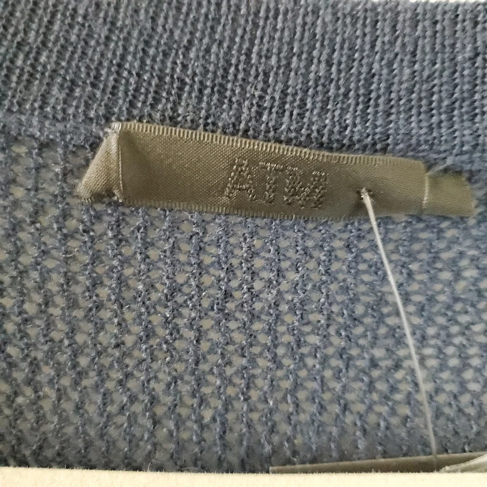 ATM schoolboy merino wool cardigan NWT - Picture 8 of 9